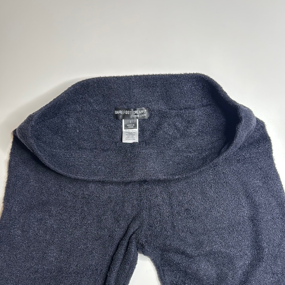 Barefoot Dreams Cozychic Lite Track Pant-Black - Picture 2 of 9
